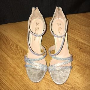 Glitter high heels